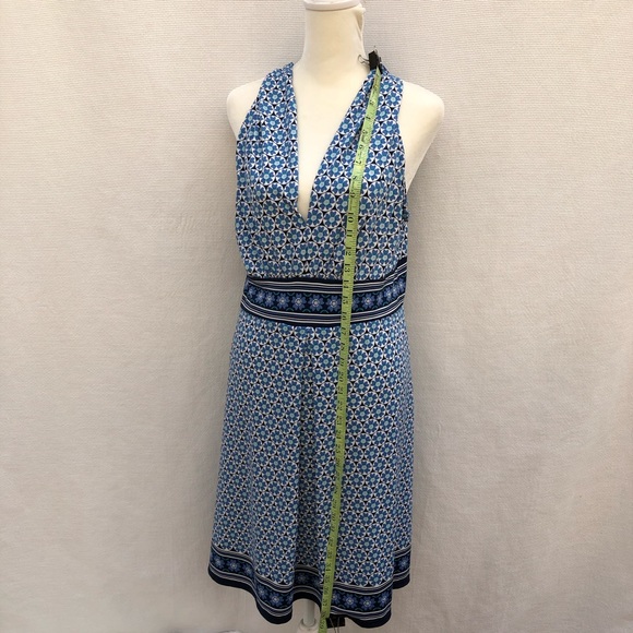 Max Studio Midi Sleeveless Dress V-Neck Sz Large - Picture 3 of 9